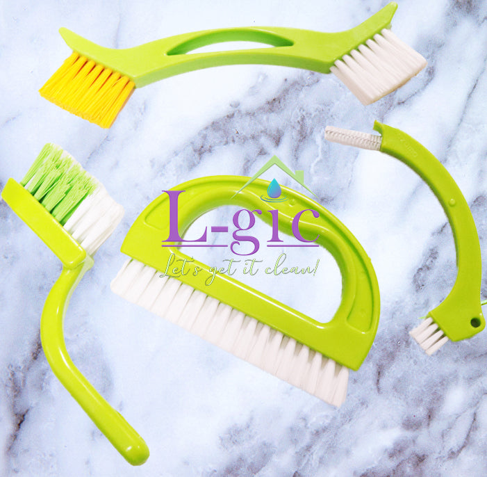 L-GIC Grout Cleaning Brush Set
