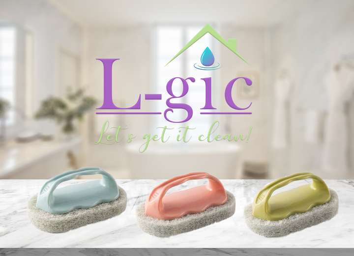 L-GIC Cleaning Scrub Brushes with Handle